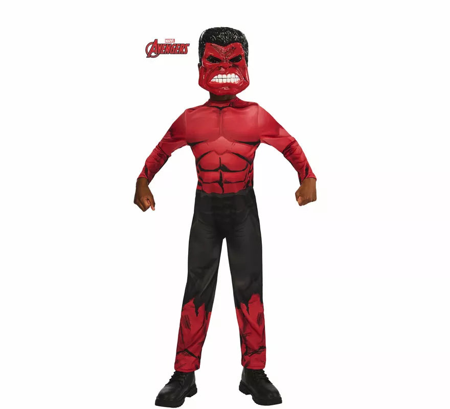 Disfraz de Red Hulk para niño