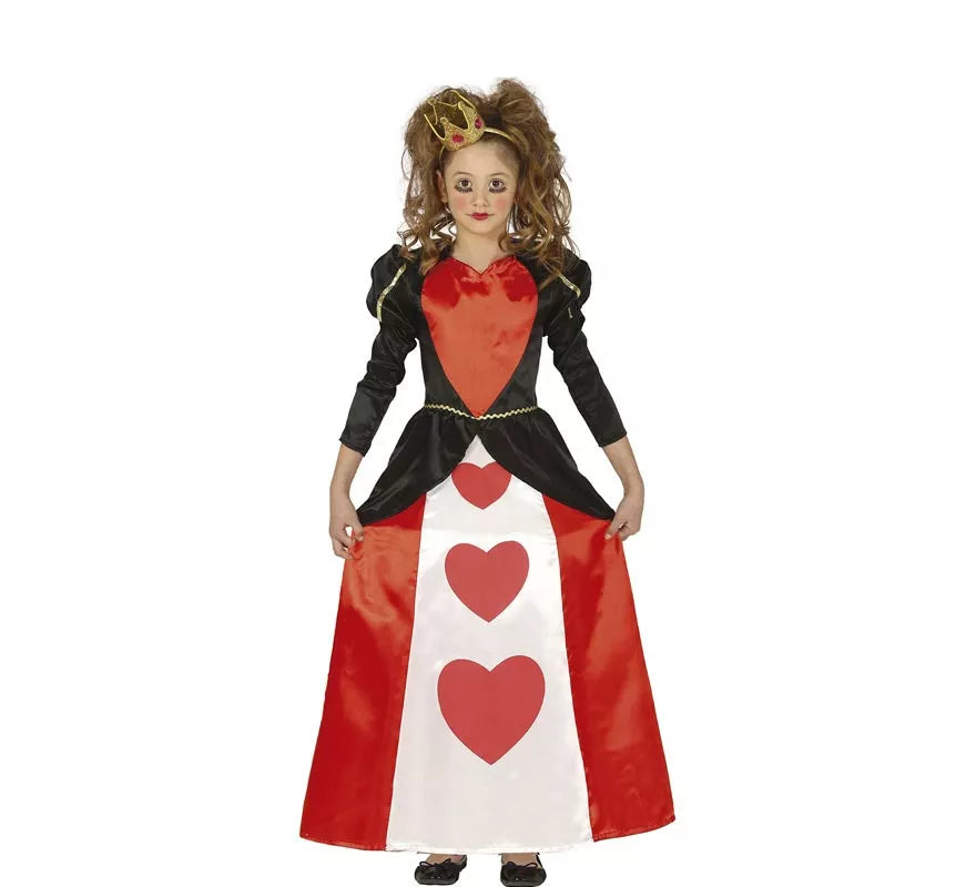 Translation missing: pt-PT.Disfraz de Reina Corazones para niña