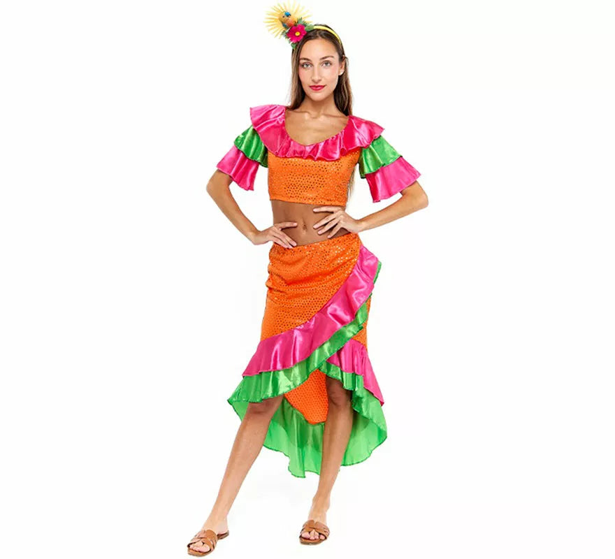 Disfraz de Reina de Samba para mujer