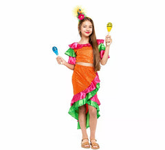 Fato de Rainha do Samba para Meninas