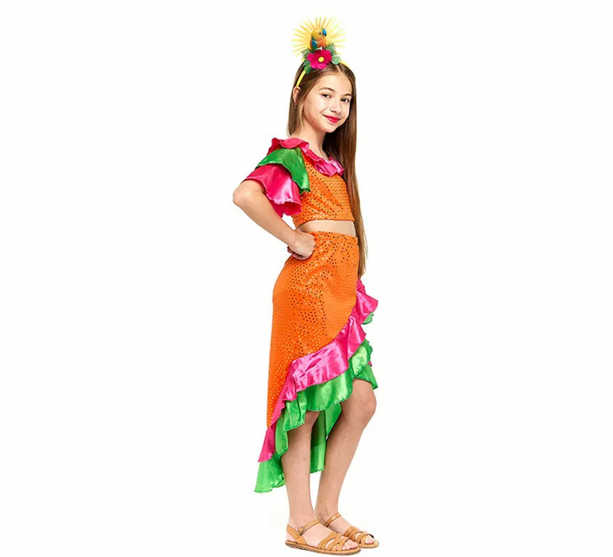 Translation missing: pt-PT.Disfraz de Reina de Samba para niña