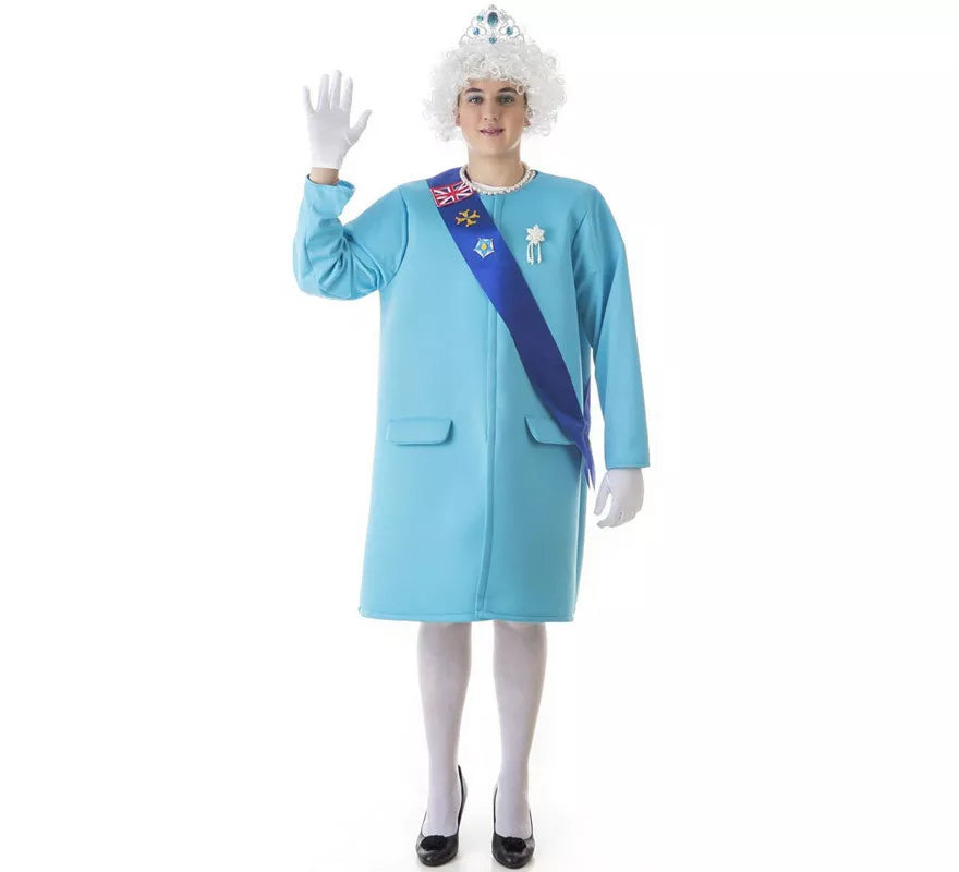 Translation missing: pt-PT.Disfraz de Reina Isabel II del Reino Unido para adultos