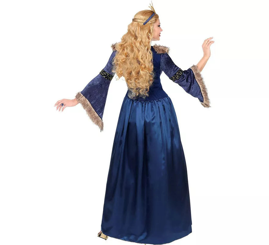 Translation missing: pt-PT.Disfraz de Reina Medieval Largo para mujer