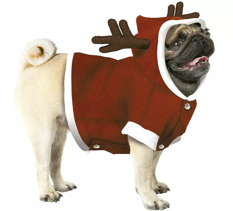 Translation missing: pt-PT.Disfraz de Reno de Papá Noel para perro