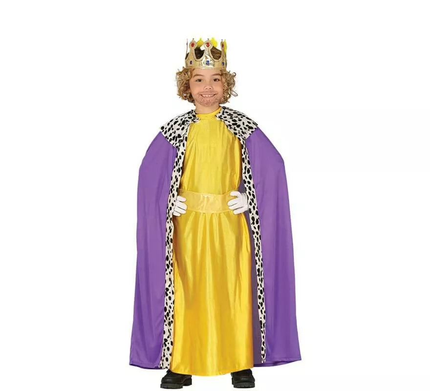 Translation missing: pt-PT.Disfraz de Rey Mago Amarillo para niño