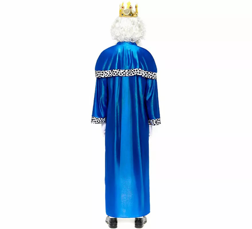 Disfraz de Rey Mago azul para hombre