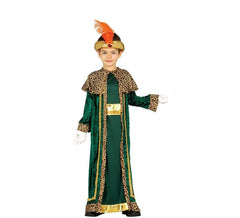 Fato de Rei Mago Baltasar para menino