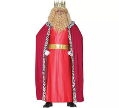 Fato de Magician King vermelho para homem