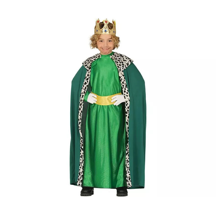 Translation missing: pt-PT.Disfraz de Rey Mago Verde para niño