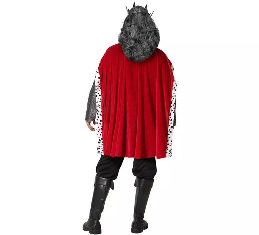 Translation missing: pt-PT.Disfraz de Rey Medieval Gris para hombre