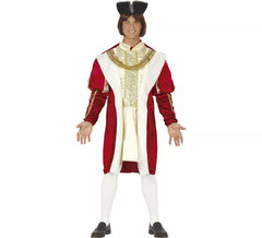 Fato de rei medieval para homem