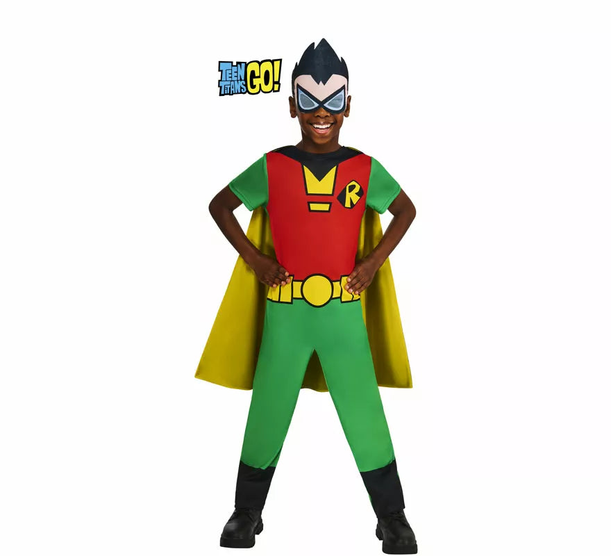 Disfraz de Robin Teen Titans Go para niño