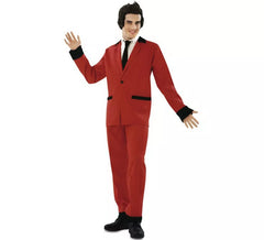 Fato de Rockabilly vermelho para homem