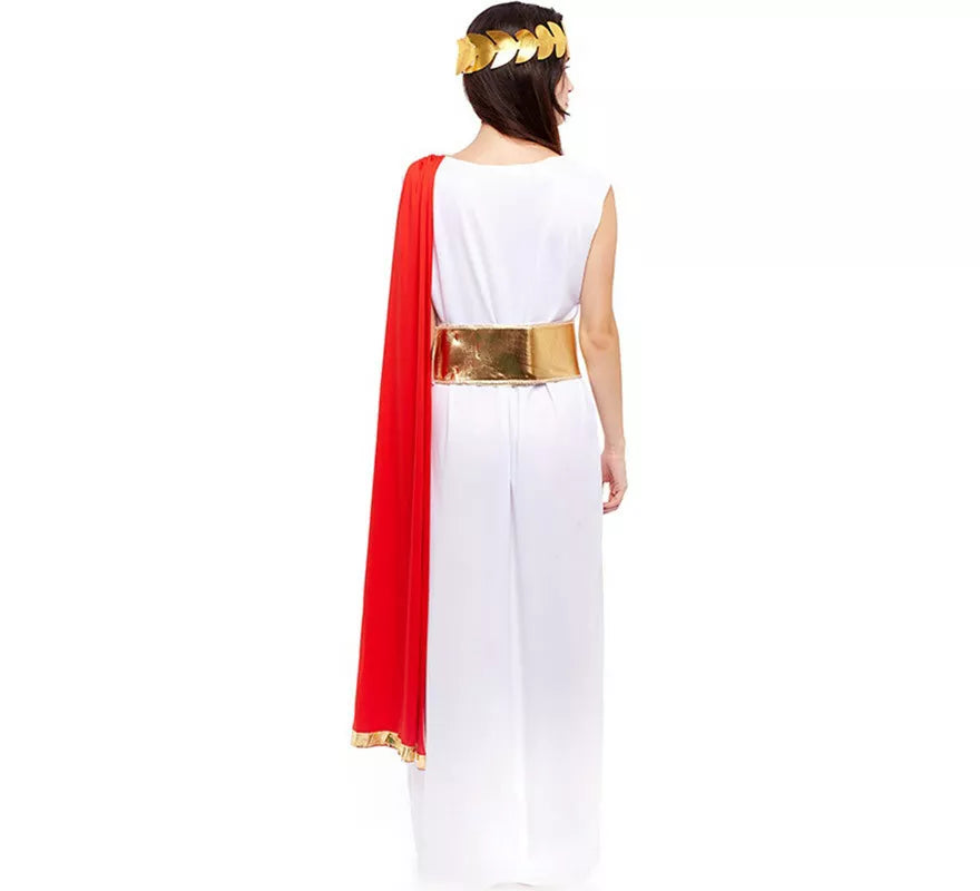 Translation missing: pt-PT.Disfraz de Romana Blanca Elegante para mujer