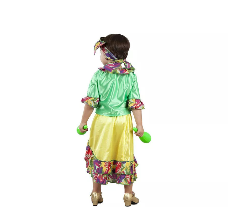Disfraz de Rumbera para bebé y niña