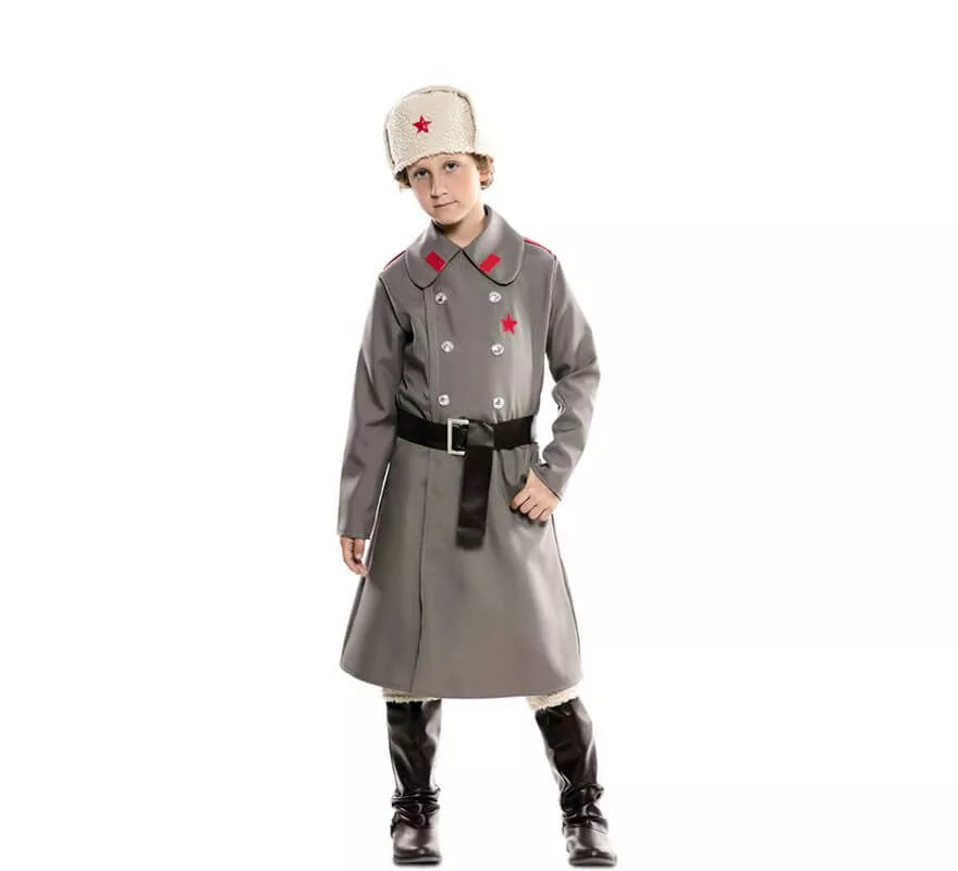 Translation missing: pt-PT.Disfraz de Ruso Gris para niño