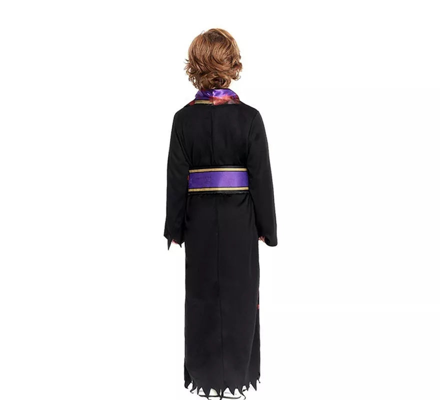 Translation missing: pt-PT.Disfraz de Sacerdote Sangriento negro con estola para niño