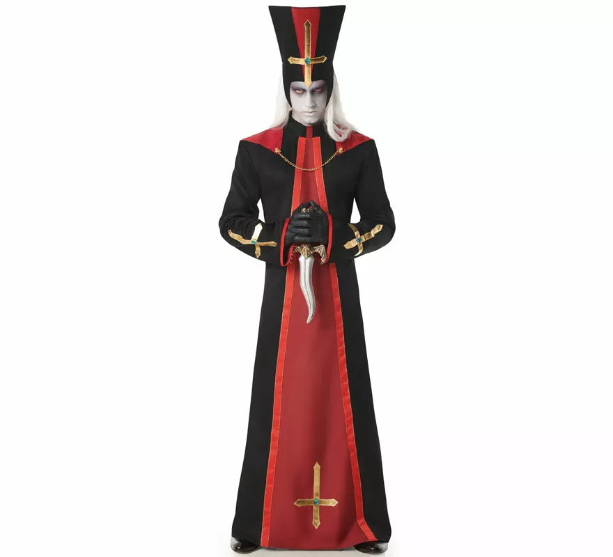 Translation missing: pt-PT.Disfraz de Sacerdote Satánico para hombre