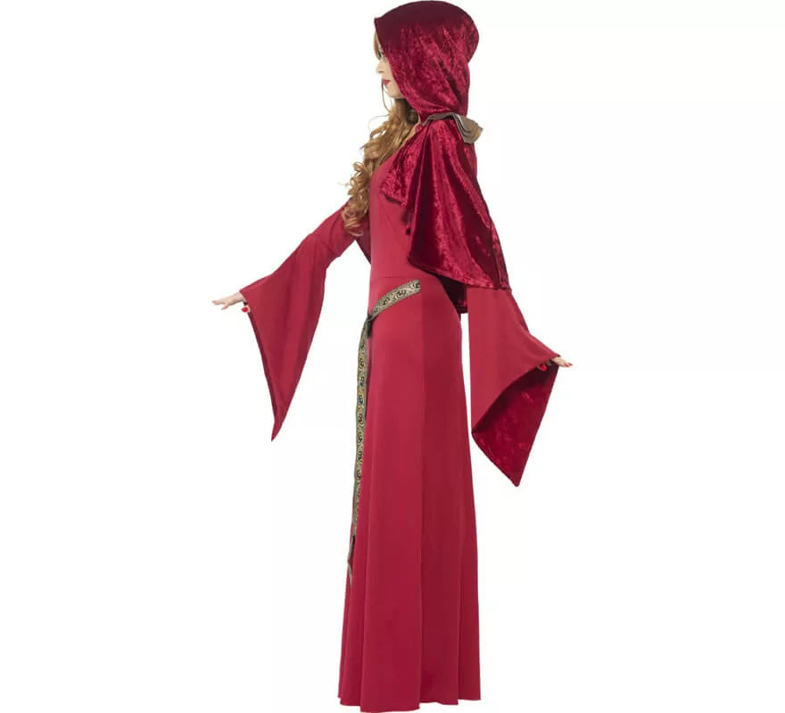 Disfraz de Hechicera roja para mujer