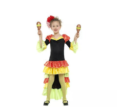 Fato de salsa para menina