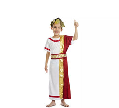 Fato de senador romano para menino