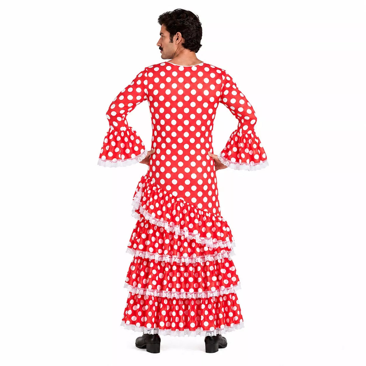 Translation missing: pt-PT.Disfraz de Sevillana con Topos para hombre