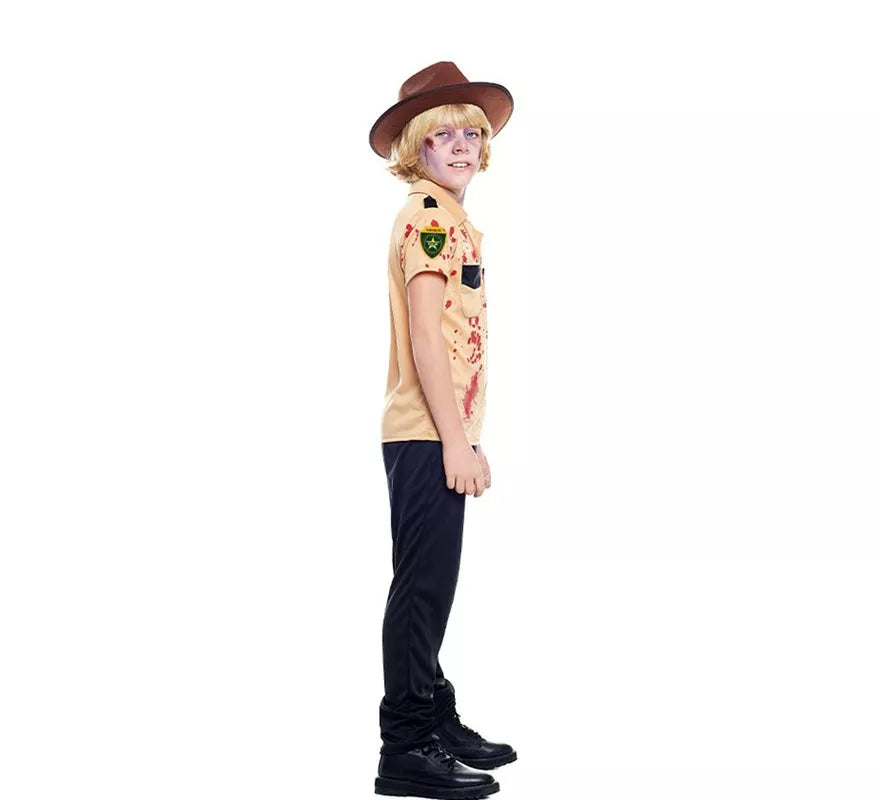 Translation missing: pt-PT.Disfraz de Sheriff Zombie para niño