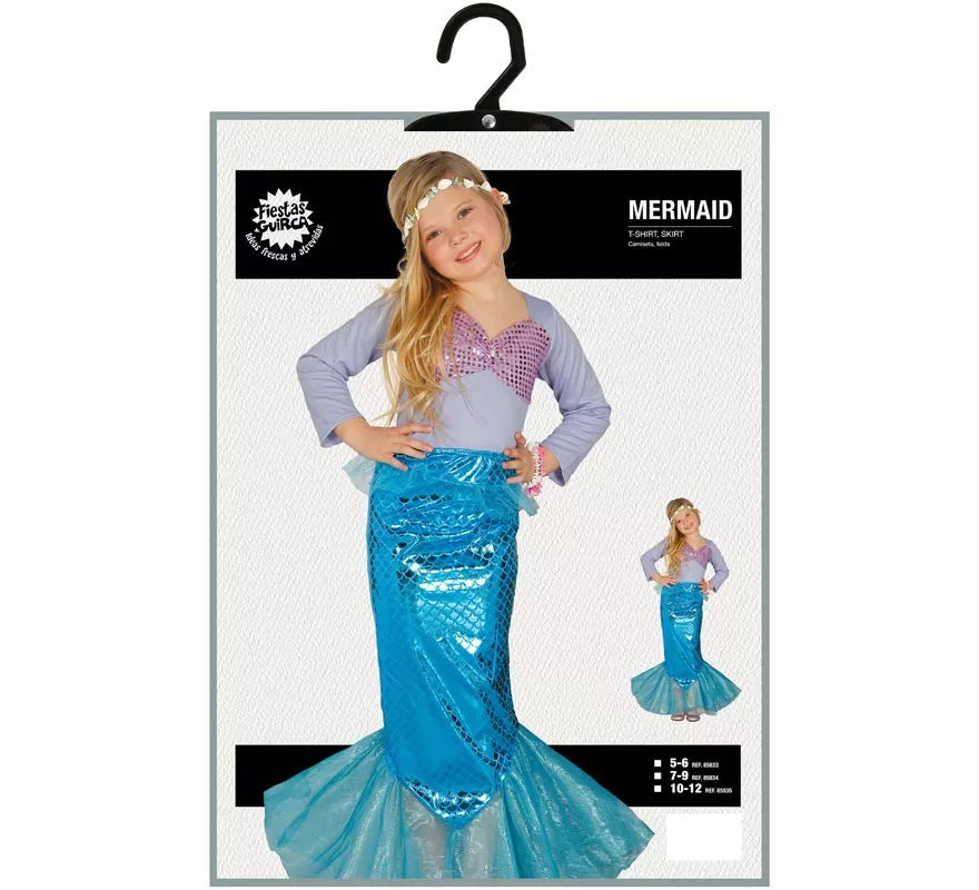 Translation missing: pt-PT.Disfraz de Sirena Brillante para niña