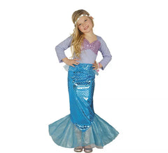 Fato de sereia brilhante para menina