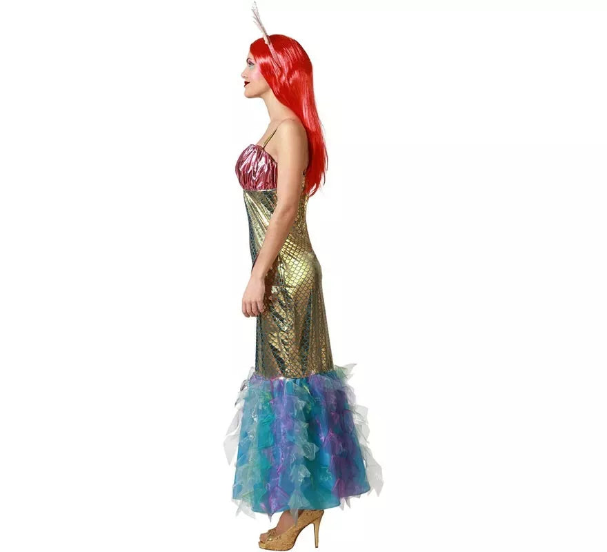Translation missing: pt-PT.Disfraz de Sirena multicolor para mujer