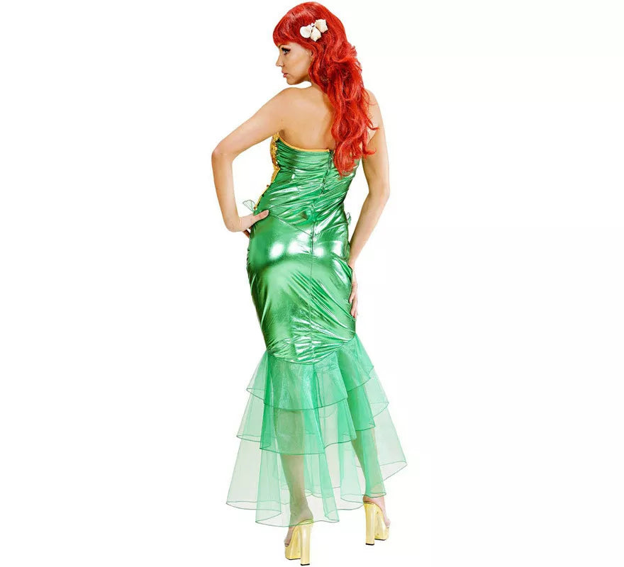 Translation missing: pt-PT.Disfraz de Sirena Verde y Amarillo para mujer