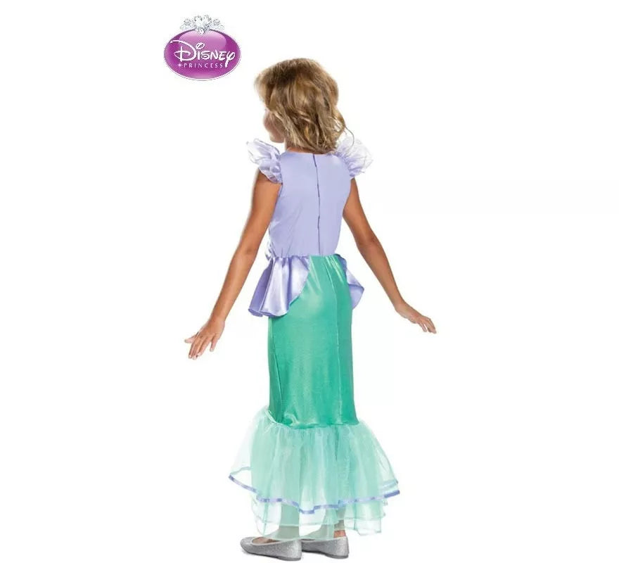 Translation missing: pt-PT.Disfraz de Sirenita Ariel Disney Deluxe para niña