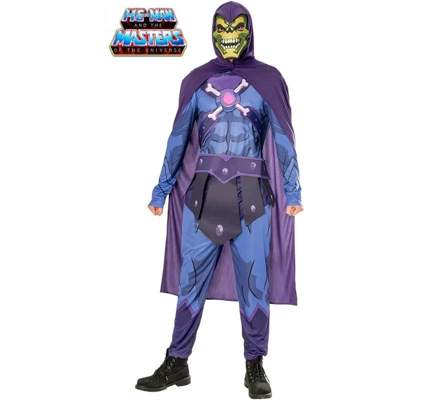 Translation missing: pt-PT.Disfraz de Skeletor de He-Man deluxe con máscara para hombre