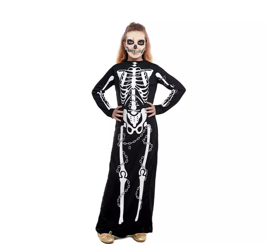 Translation missing: pt-PT.Disfraz de Skull Lady para niña
