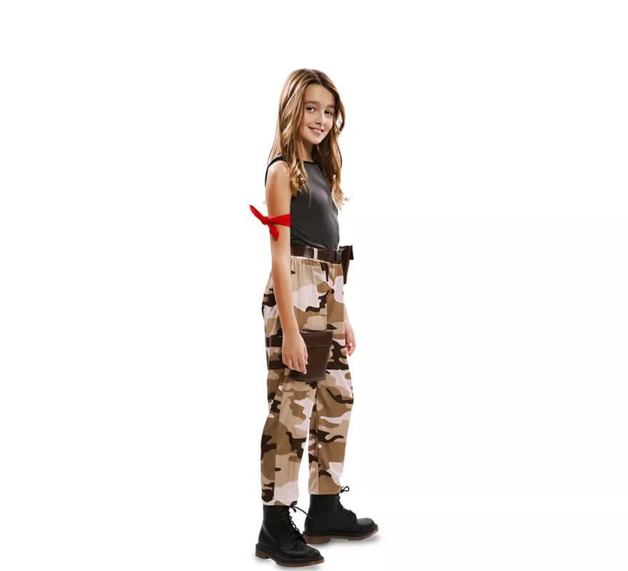Translation missing: pt-PT.Disfraz de Soldado de Combate para niña