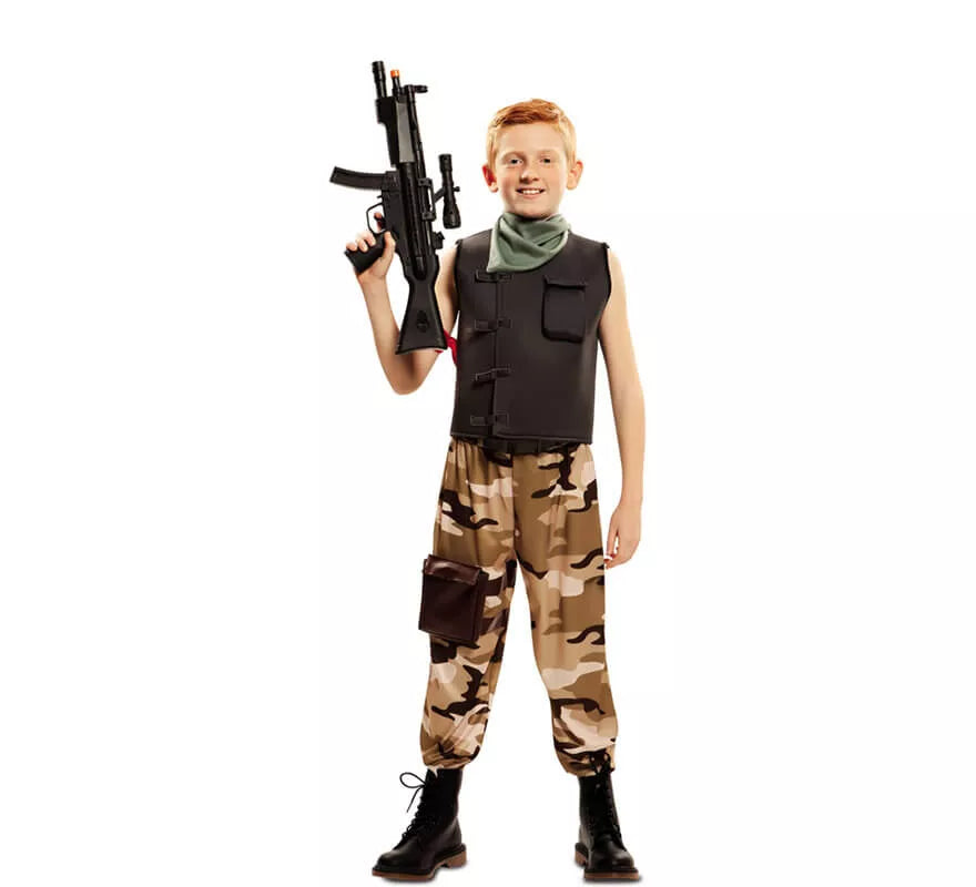Translation missing: pt-PT.Disfraz de Soldado de Combate para niño