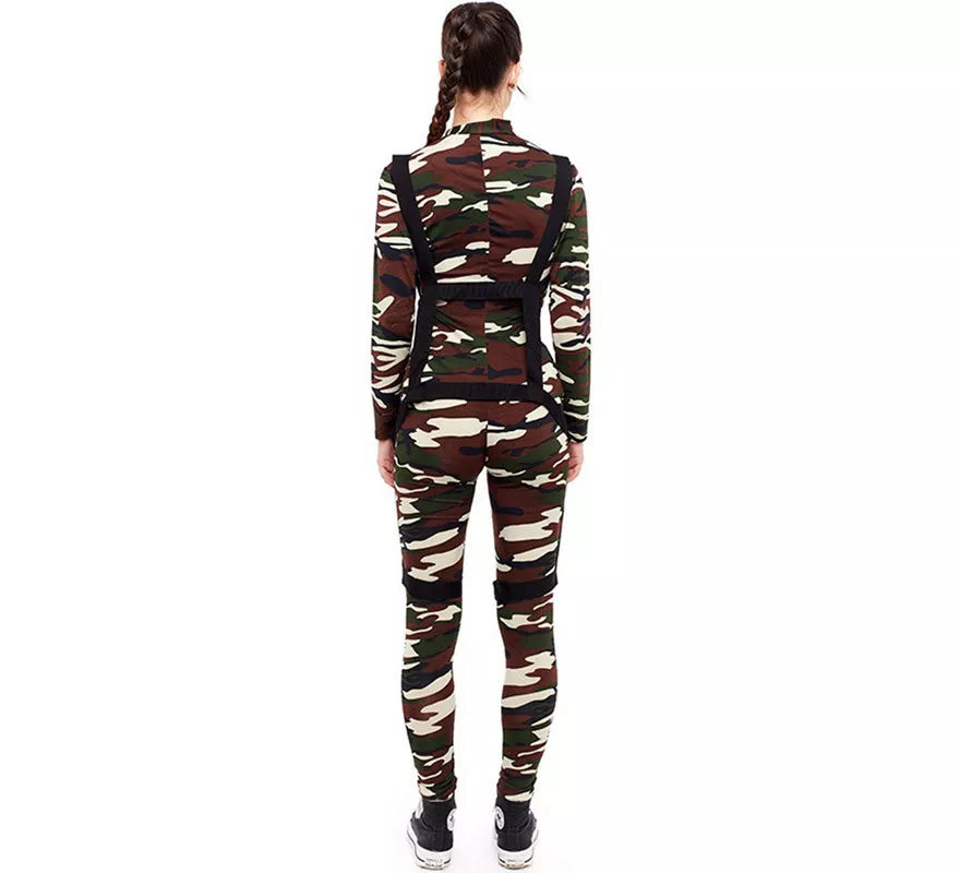 Translation missing: pt-PT.Disfraz de Soldado Fuerzas Especiales de Camuflaje para mujer