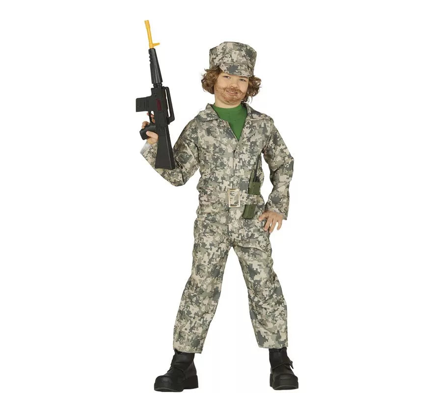 Translation missing: pt-PT.Disfraz de Soldado Militar para niño