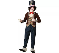 Fato de Chapeleiro Maluco com casaco para homem