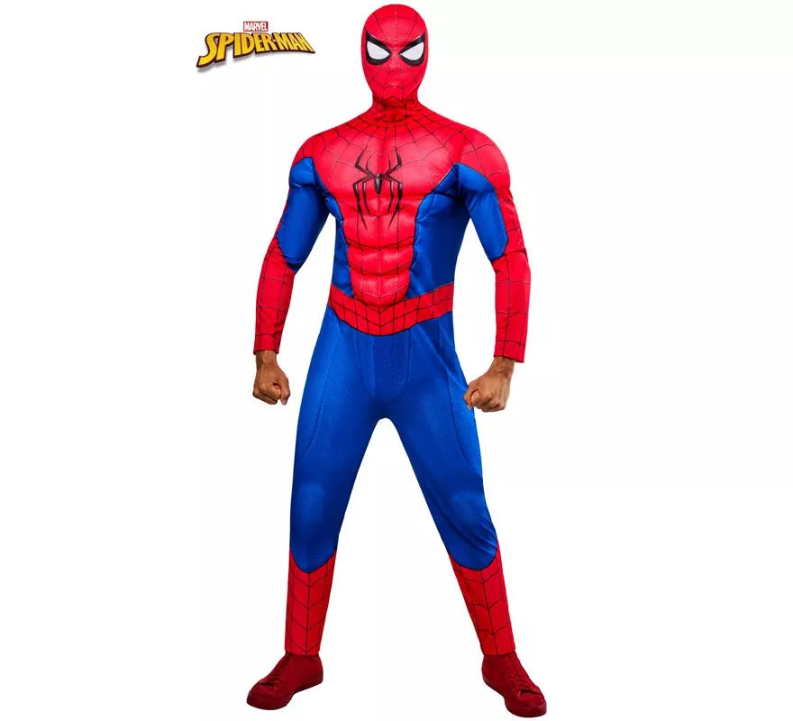 Translation missing: pt-PT.Disfraz de Spiderman Deluxe para hombre
