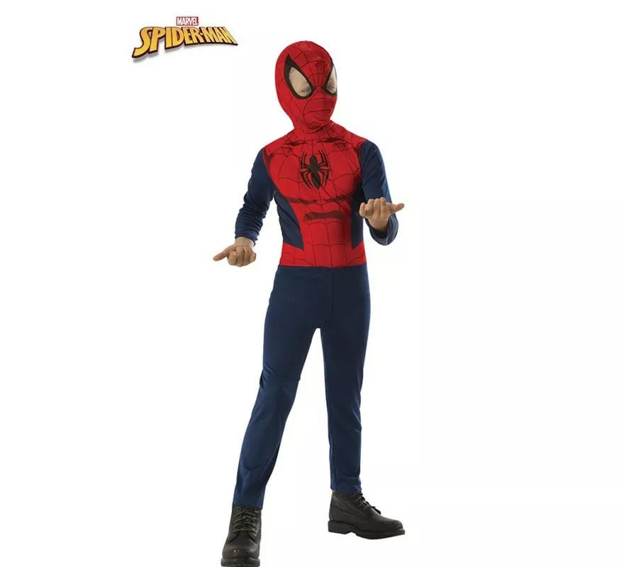 Translation missing: pt-PT.Disfraz de Spiderman Opp con máscara en caja para niño
