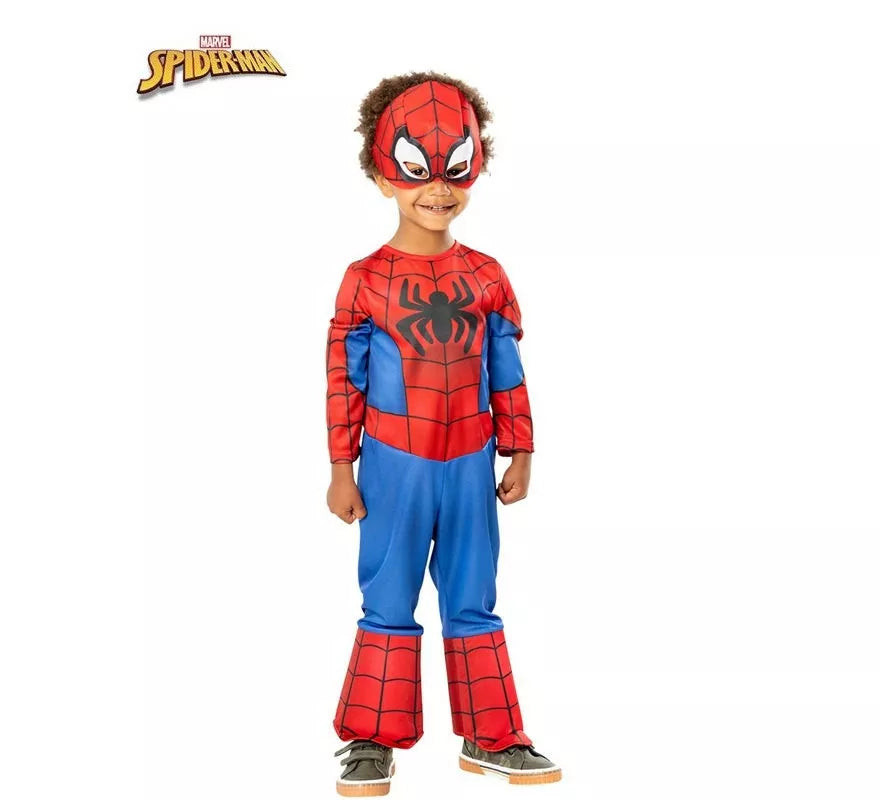 Translation missing: pt-PT.Disfraz de Spidey clásico con máscara para niño