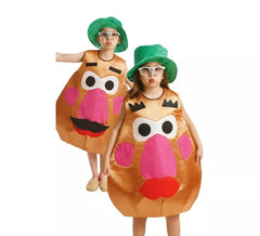 Fato de Mr. Cara Potato para crianças dos 8 aos 10 anos