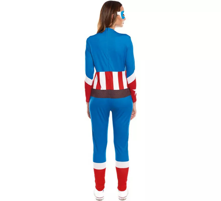 Translation missing: pt-PT.Disfraz de Star Heroína Americana para mujer