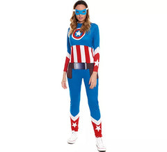 Fato de Heroína da Estrela Americana para mulher