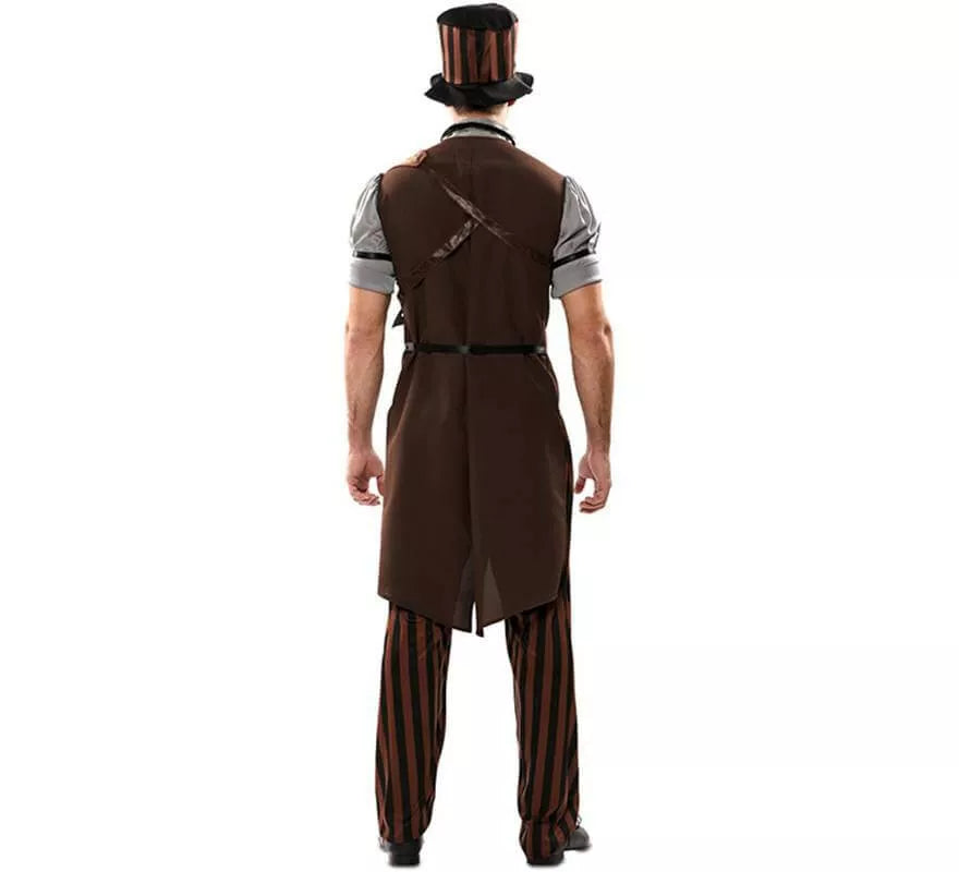 Translation missing: pt-PT.Disfraz de Steampunk a Rayas para hombre