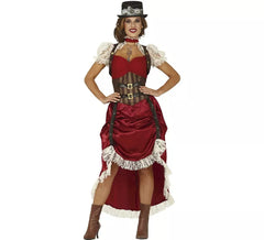 Fato de Steampunk Garnet para mulher