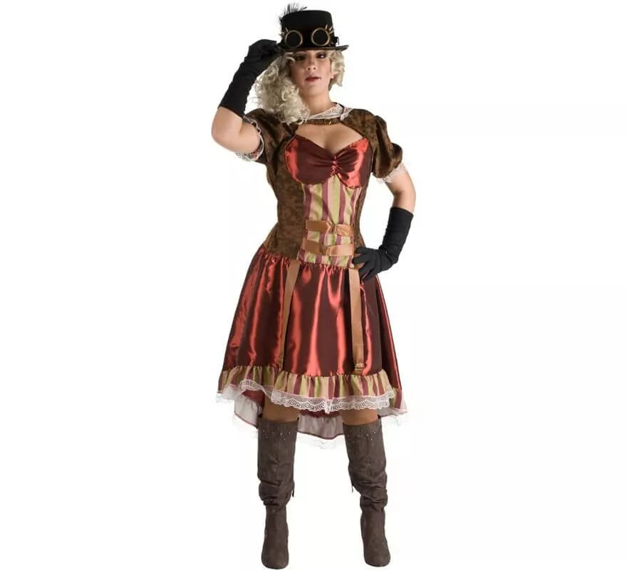 Translation missing: pt-PT.Disfraz de Steampunk Granate para mujer