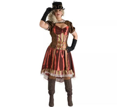 Fato de Steampunk Garnet para mulher