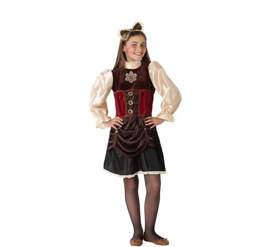 Translation missing: pt-PT.Disfraz de Steampunk para niña